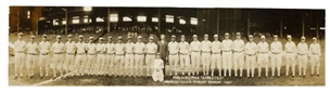 1929 Athletics Panoramic Team Photo